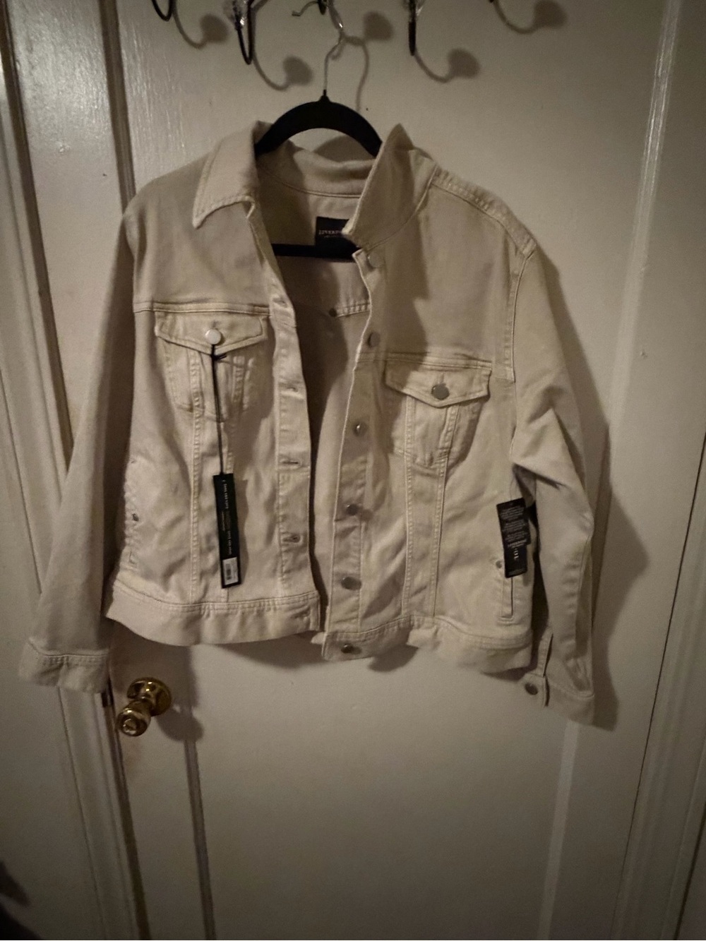 Liverpool Cream Jean Jacket - Women's Light Denim Style